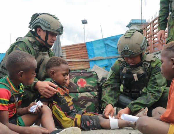 Senyum Sehat Anak Papua: Satgas Yonif 631 Edukasi Gigi di Sugapa