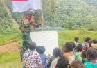 Papua Melek: Satgas TNI Gerakkan Literasi Anak Beoga