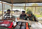Pos TNI Satgas Yonif 408/Sbh Jadi Pelipur Lara Kesehatan Warga Goa Balim