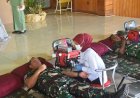 Kasdam XXIV/Mandala Trikora Pimpin Aksi Donor Darah Peringatan HUT ke-80 Persit KCK Tahun 2026