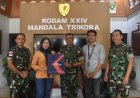 Pangdam XXIV/MT Terima Kunjungan Kompas TV, Perkuat Sinergi TNI dan Media Nasional
